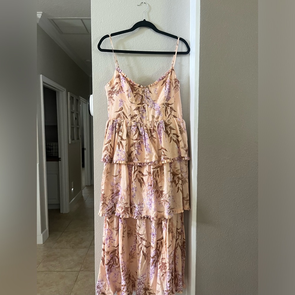 House of Harlow Midi Floral Dress